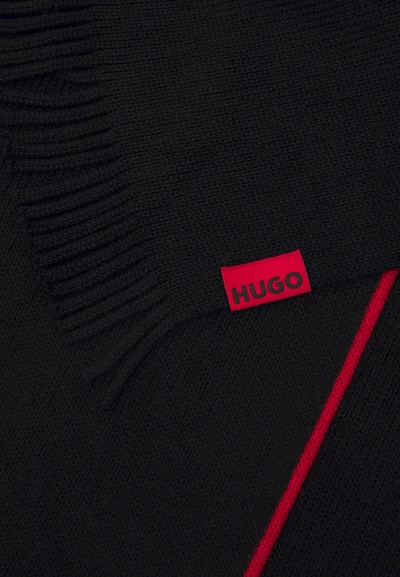 HUGO Zaschel Beanie & Scarf Set - Black