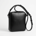 Black shoulder bag product shot