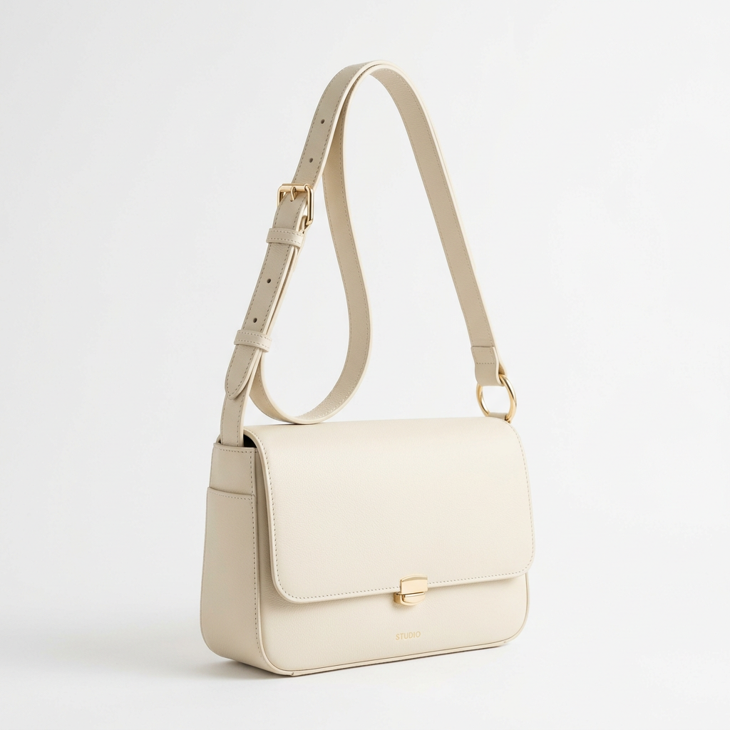Cream off-white shoulder bag