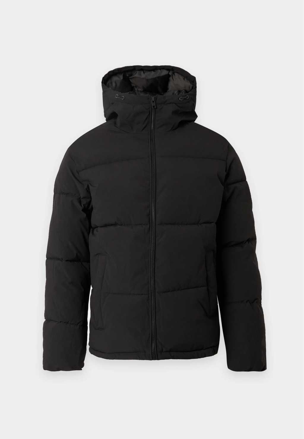 Jack & Jones JJGALAXY Puffer Jacket Black - Front view