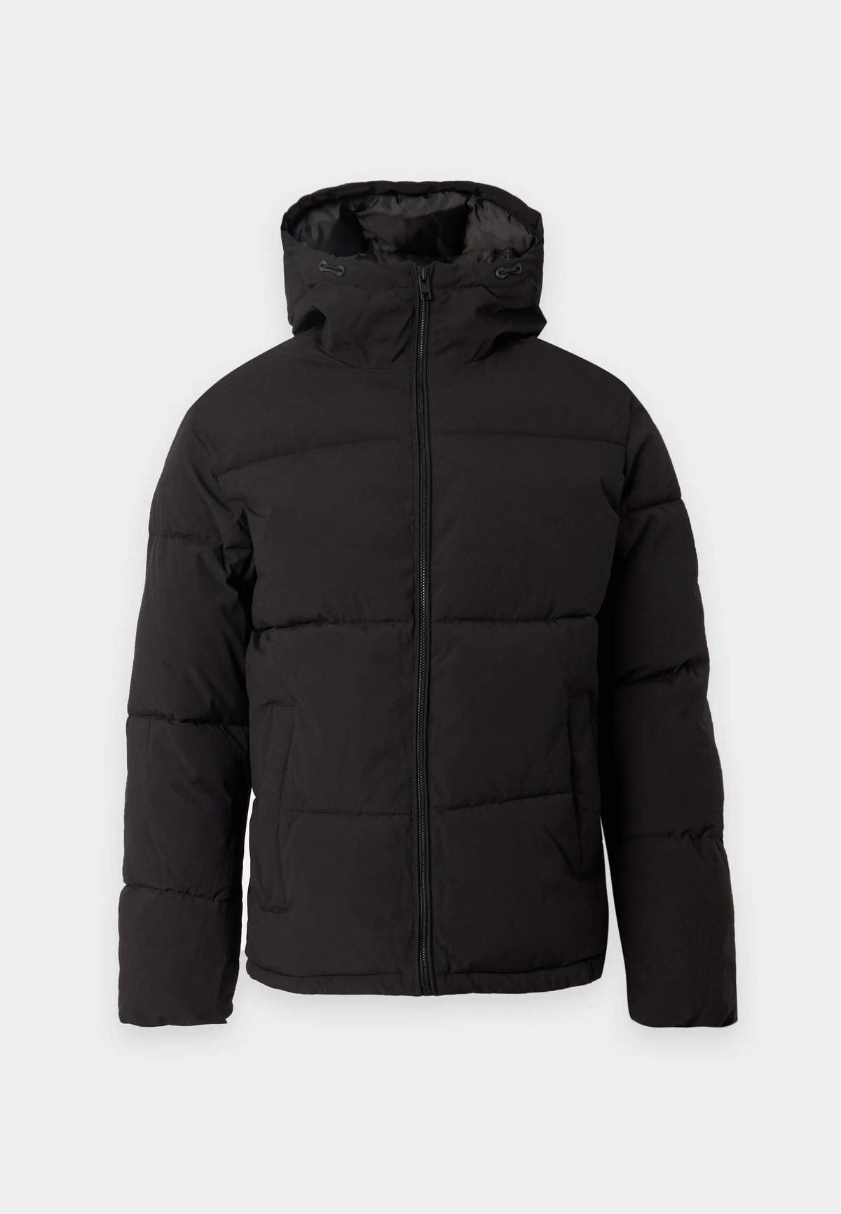 Jack & Jones JJGALAXY Puffer Jacket Black - Front view