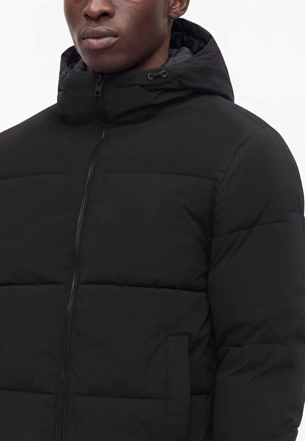 Jack & Jones JJGALAXY Puffer Jacket Black - Detail view
