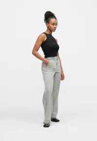 Side view of Even&Odd Light Grey jeans