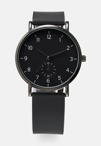 Pier One unisex watch black – front view