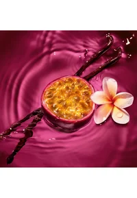 Passion fruit, vanilla pods and frangipani representing Power of You fragrance notes