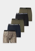 Complete Björn Borg multicoloured five-pack of boxer briefs