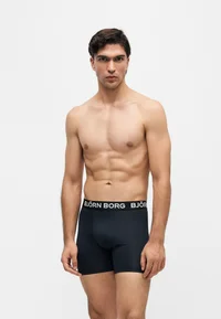 Björn Borg dark sports boxer briefs on model
