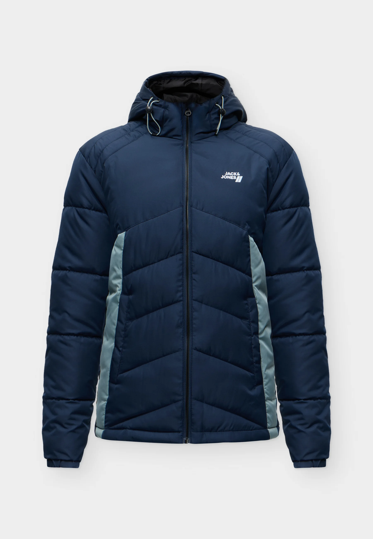 Jack & Jones JCOBLOCK Winter Jacket Navy - Front view