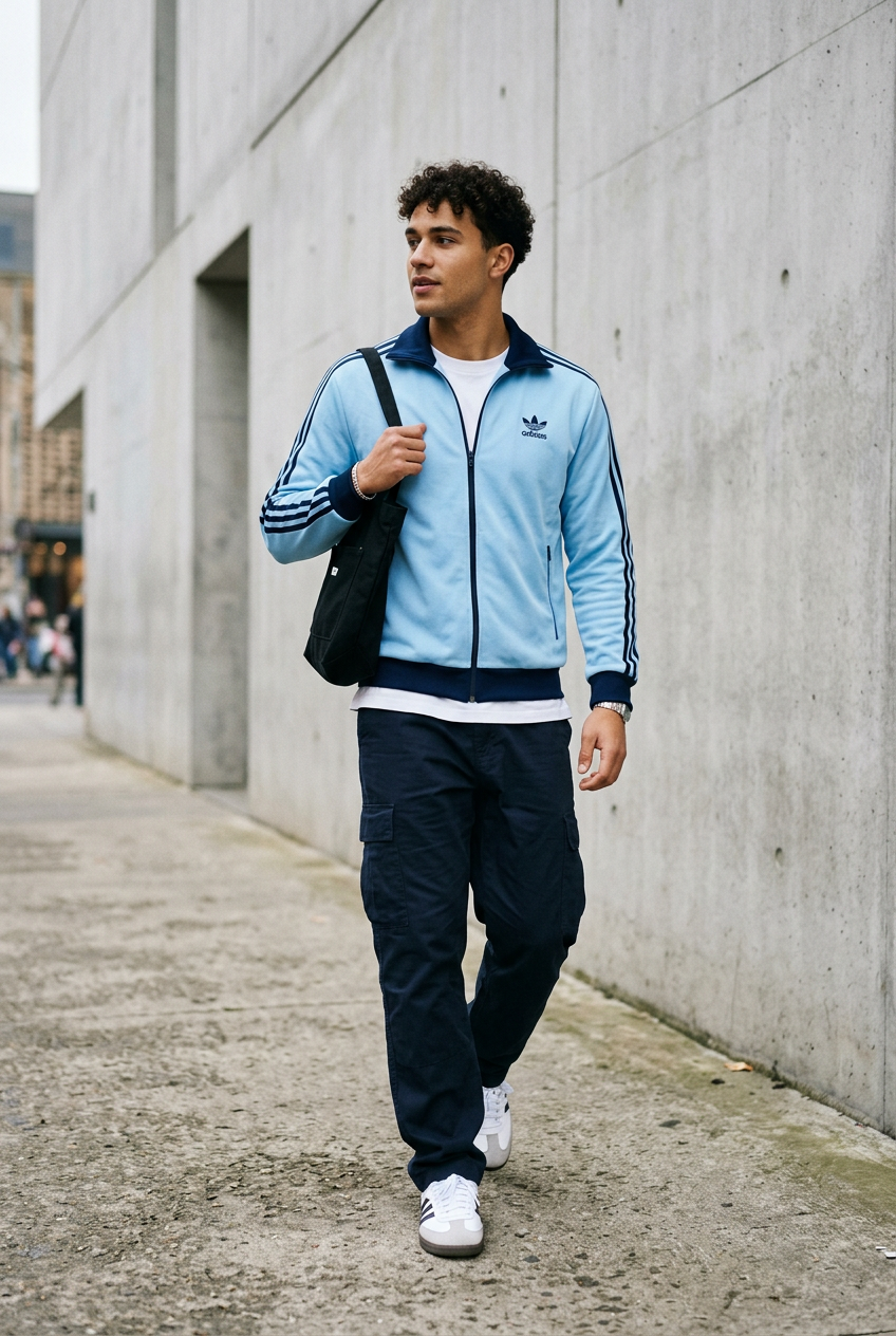 Adidas Originals Beckenbauer Unisex - Sweatshirt med dragkedja