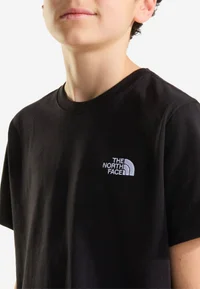 The North Face TNF Black T-shirt, chest logo detail