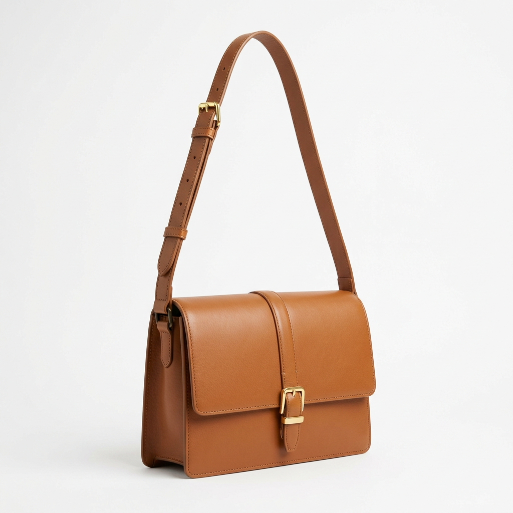 Tan brown shoulder bag