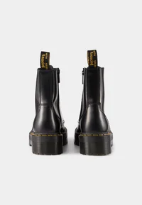 Dr. Martens Jadon boots, rear view with heel pull tabs