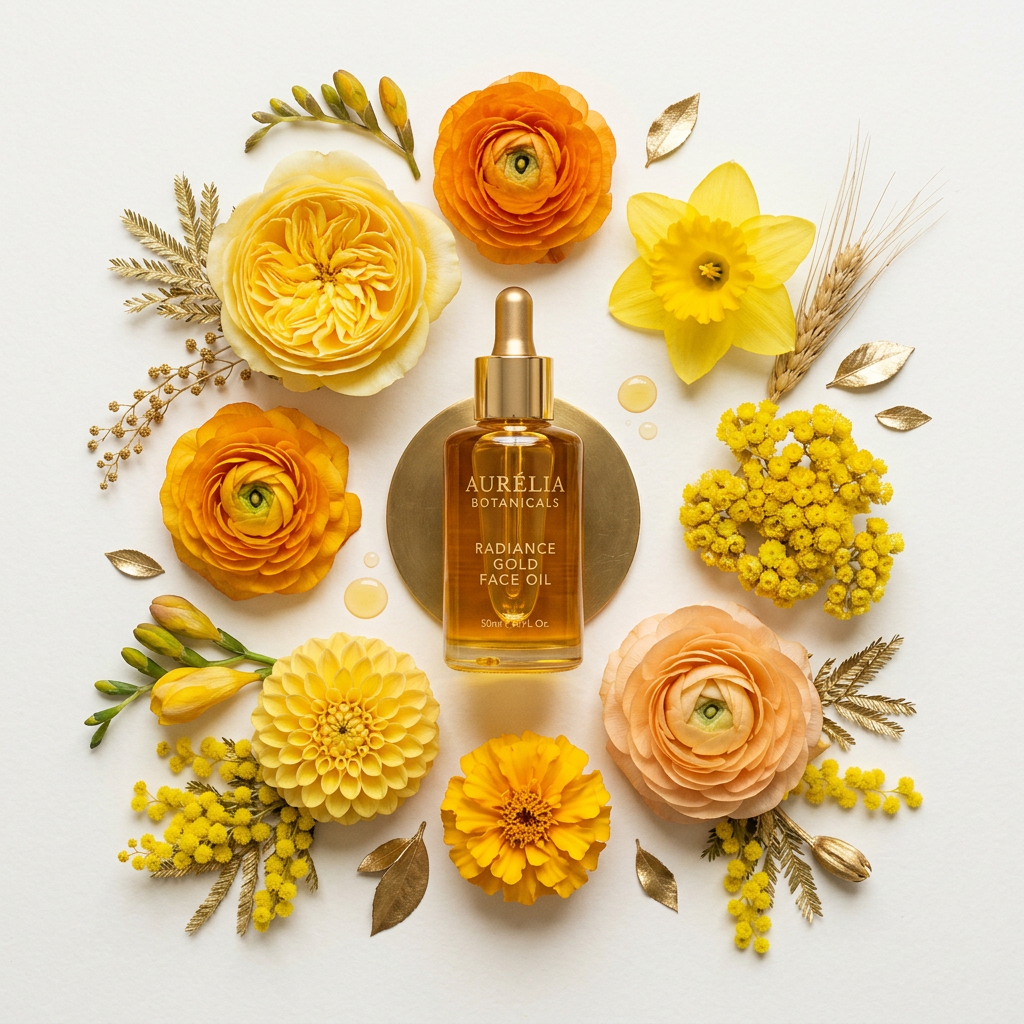Darphin 8 flower botanical flatlay