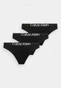 Calvin Klein black thongs, pack of three
